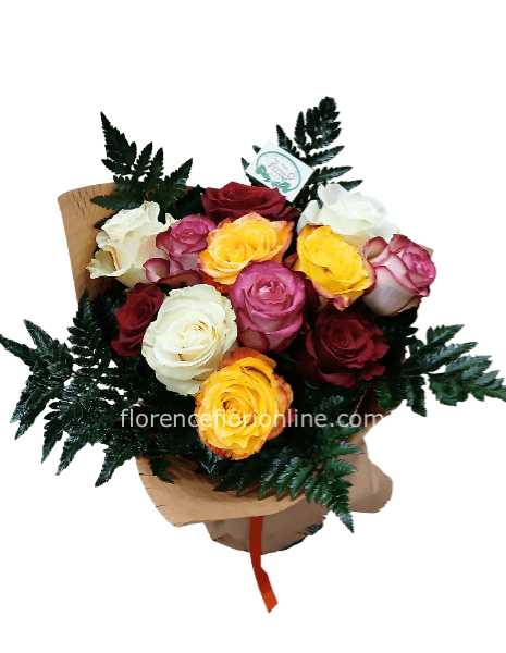 12 Rose assortite