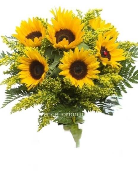 Bouquet di girasoli