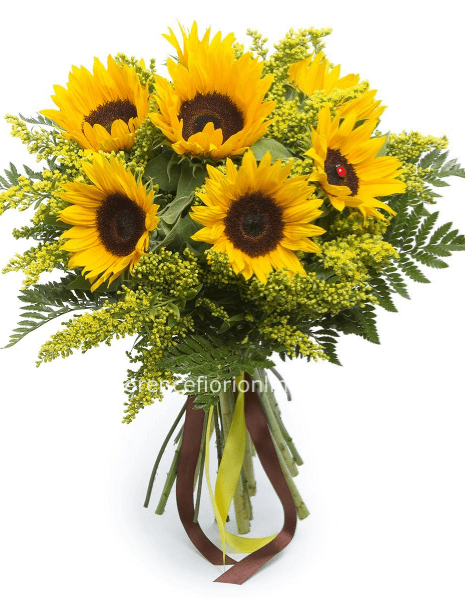 Bouquet di girasoli