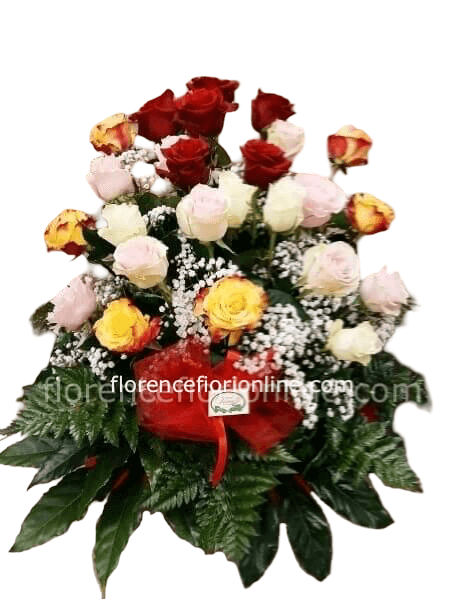 Composizione di Rose miste