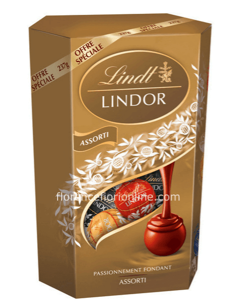 Scatola cioccolatini assortiti Lindt 200 grammi.