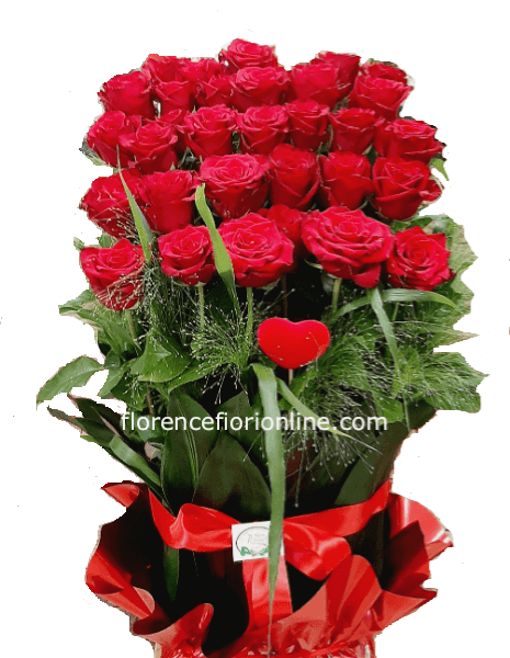 Composizione di Rose rosse