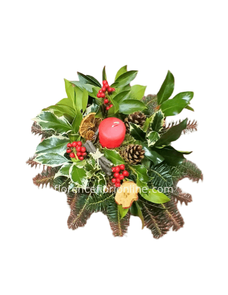 Centrotavola Natalizio fresco
