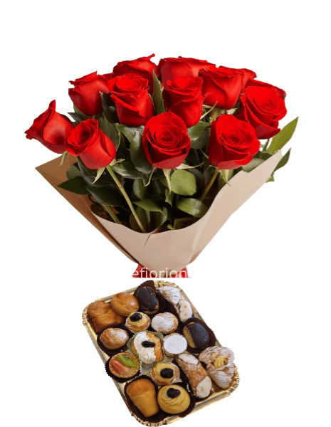 Rose rosse e Dolci