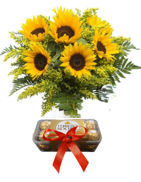 Girasoli e cioccolatini