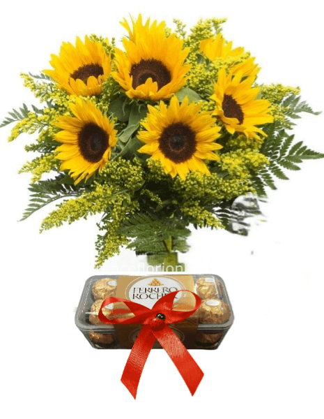 Girasoli e cioccolatini