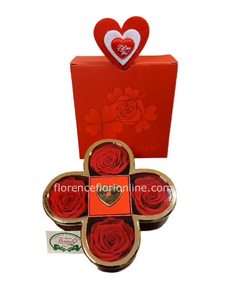 Rose Eterne – Quadrifoglio 20 cm